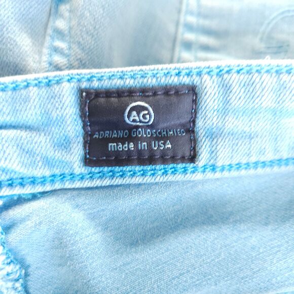 Adriano Goldschmied Womens 29R 31x27 The Stevie Ankle Slim Straight Denim Jeans - Picture 5 of 9